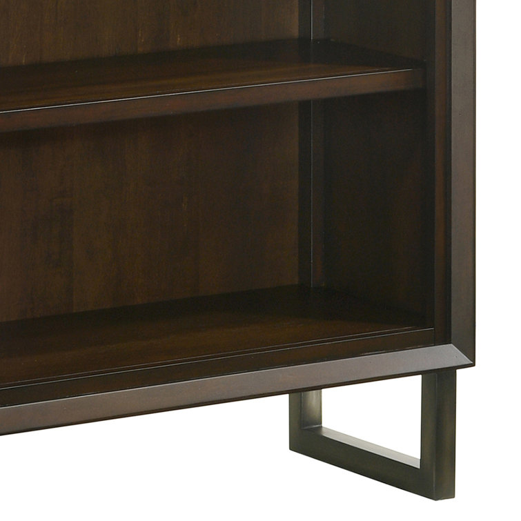 Wildon Home® Antonanzas Dark Walnut 5shelf Bookcase Wayfair Canada
